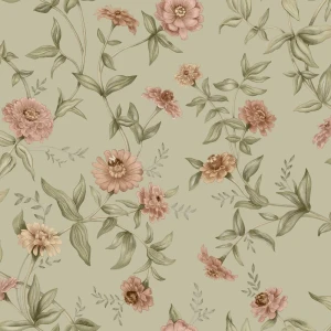 Tapeta w kwiaty 9155 Zinnia Flowers Boras Tapeter