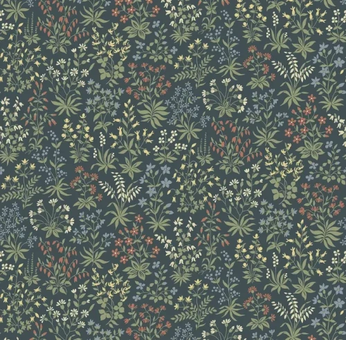 Tapeta w kwiaty 9161 Vildflora Flowers Borastapeter