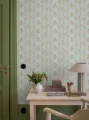 Tapeta w kwiaty i pasy 9164 Hufvudsta Gard Flowers Borastapeter