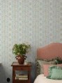 Tapeta w kwiaty i pasy 9164 Hufvudsta Gard Flowers Borastapeter