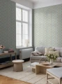 Tapeta w kwiaty i pasy 9164 Hufvudsta Gard Flowers Borastapeter