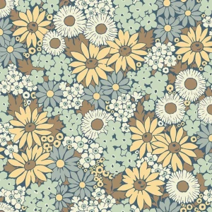 Tapety kwiaty retro 9170 Flower Power Flowers Boras Tapeter