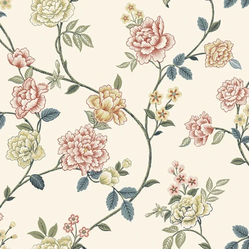 Tapeta w kwiaty 9174 Peony Garden Flowers Boras Tapeter