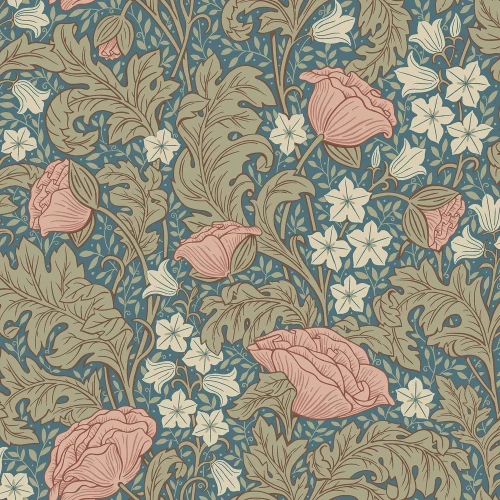 Tapeta w kwiaty 9179 Blomdansen Boras Tapeter Flowers