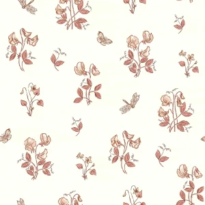 Tapeta w kwiaty 8709 Luktart Herrgard Borastapeter