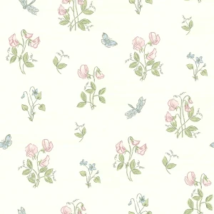 Tapeta w kwiaty 8708 Luktart Herrgard Borastapeter
